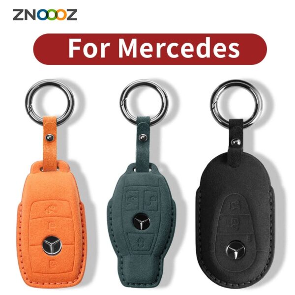 Mercedes-Benz Leather Alcantara Keycase