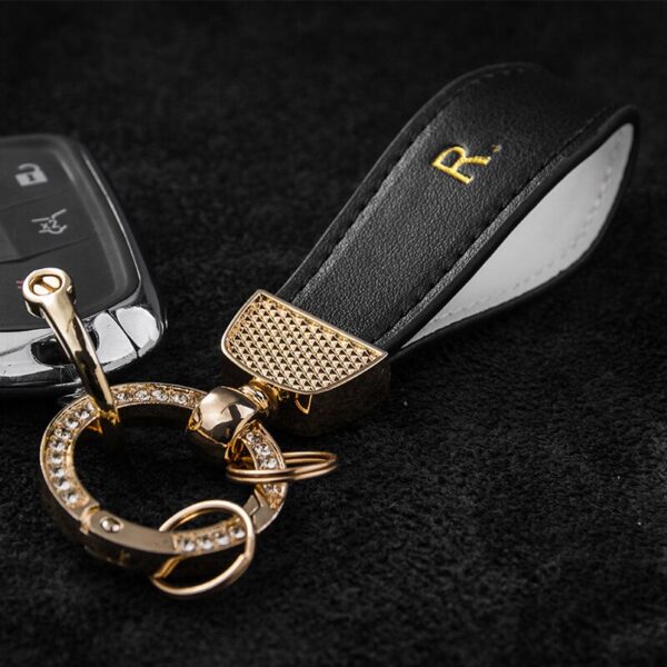 Luxury Leather Key Keychain